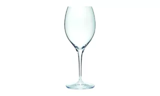 Photo of a wine glass.