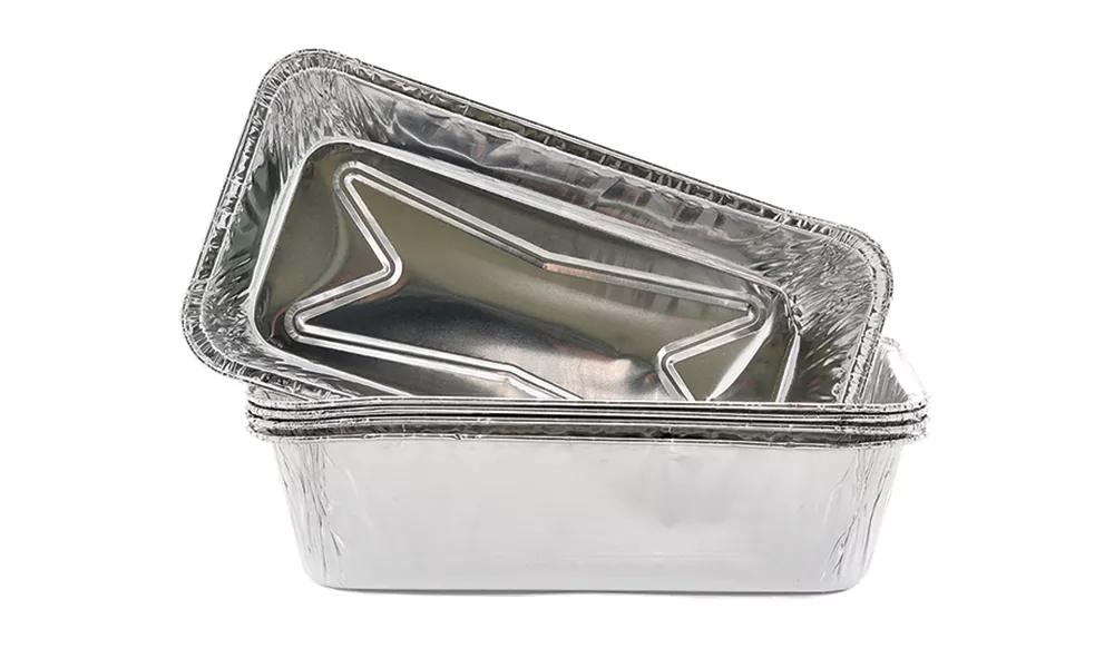 Photo of aluminium food containers.