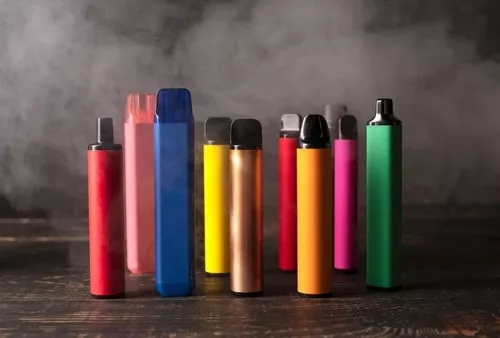 Photo of disposable vapes